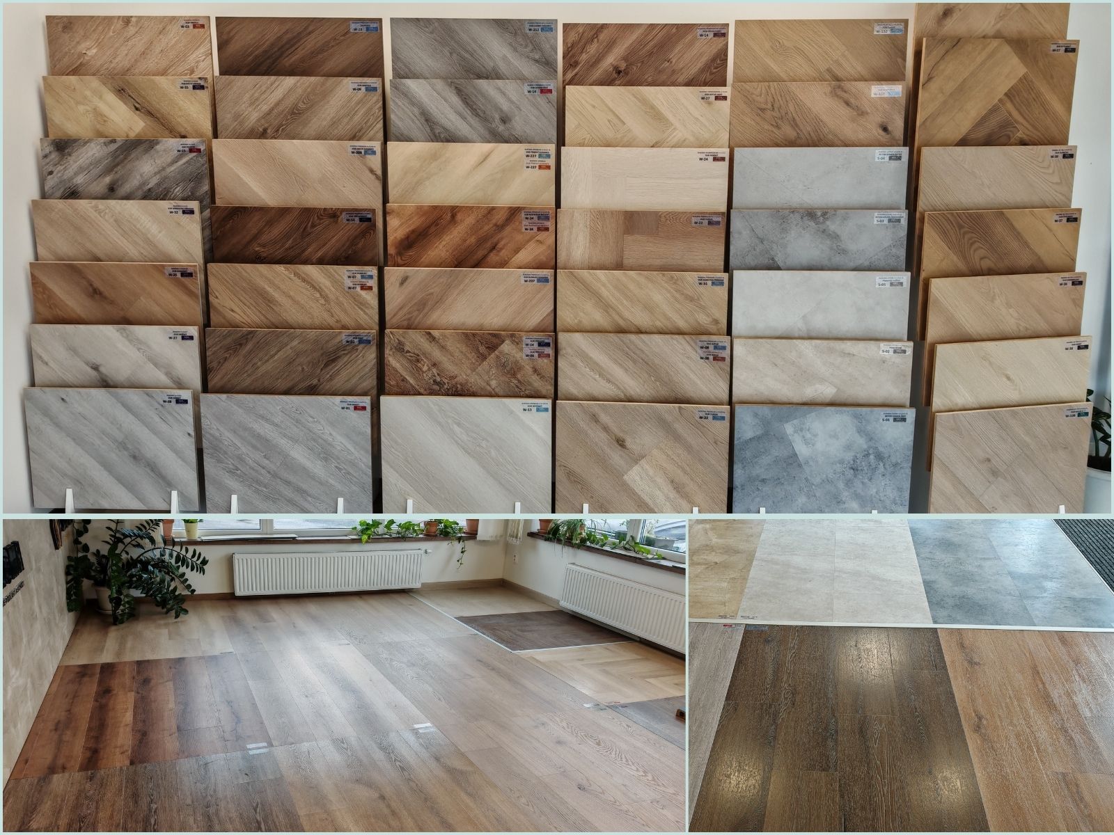 Dekory podláh – ukážka vzoriek (CZ)